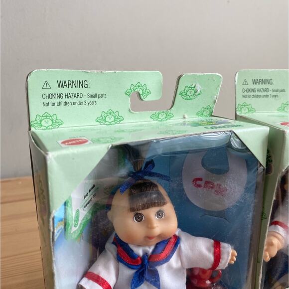 1995 NIB Cabbage Patch Baby Mini Dolls Collectible Janny Rae and Kacy Maude - Picture 7 of 8